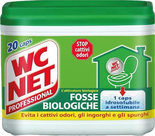 Wc Net Professional Fosse Biologiche Capsule Idrosolubili per WC