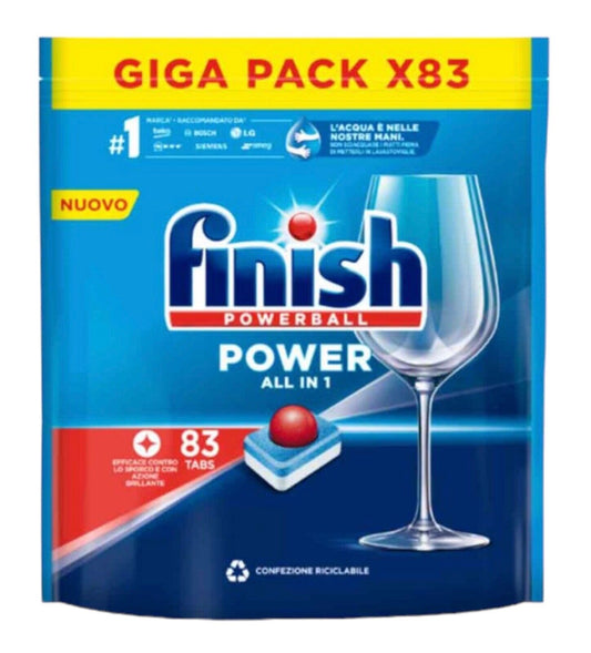 FINISH POWER BALL TUTTO IN 1 GIGA PACK 83pz  LIMONE