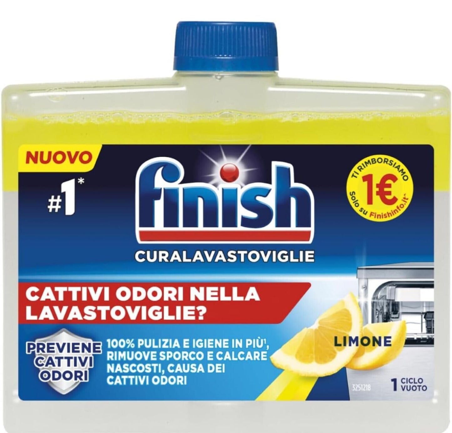 3x Finish Curalavastoviglie Additivo per Lavastoviglie cura lavastoviglie 750 ml