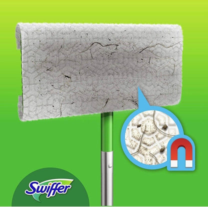 Swiffer 72 Piumini Duster, Cattura Intrappola Polvere + 40 Swiffer dry