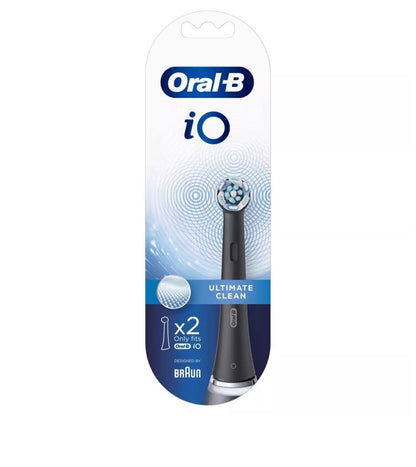 Braun Oral B IO Ultimate Clean Testine Di Ricambio Per Spazzolino Elettrico Nere