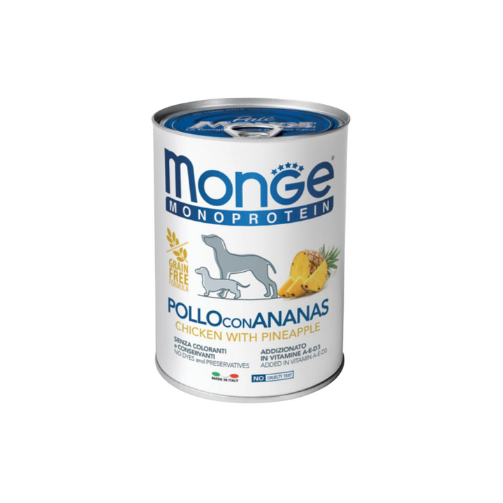 Monge 24 lattine da 400gr vari gusti - monoproteico