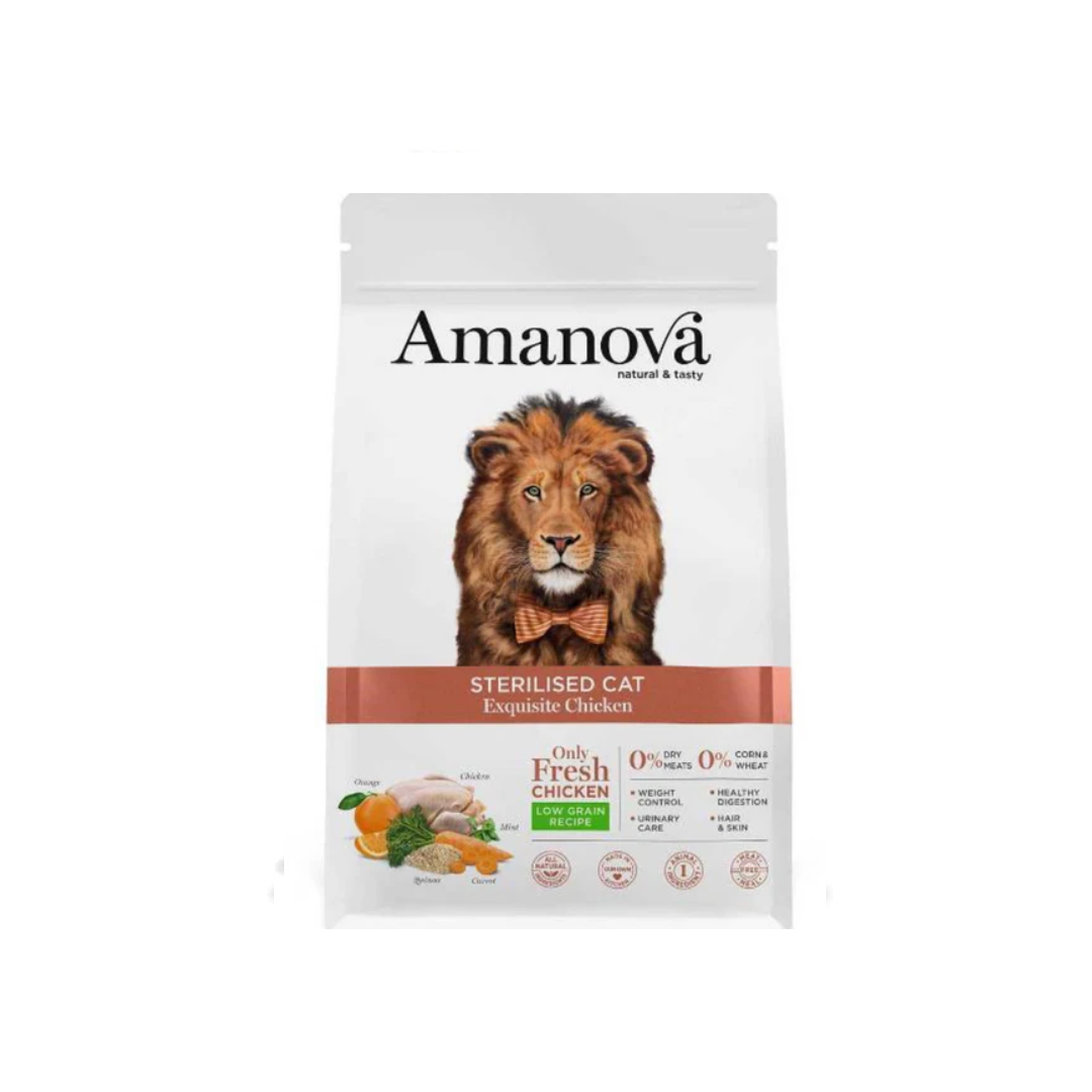 Amanova sterilised cat 6kg Pollo