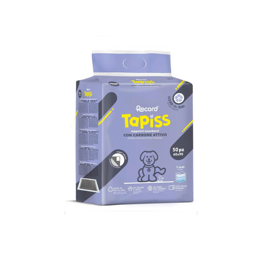 Record Tapiss carboni attivi 50 pz 60x90 tappetini per cani
