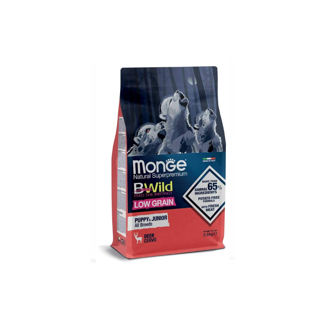Monge Bwild Low Grain Cervo Puppy 12kg