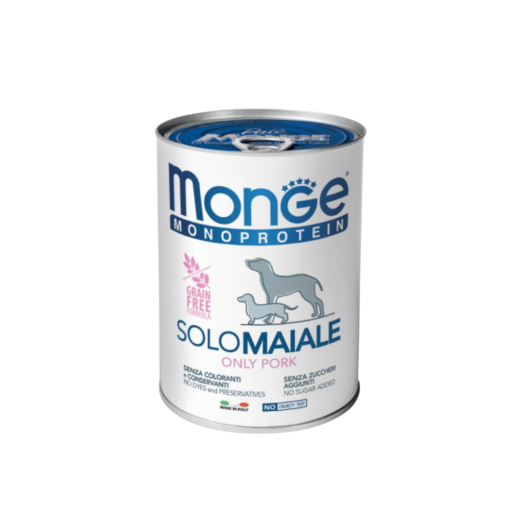 Monge 24 lattine da 400gr vari gusti - monoproteico