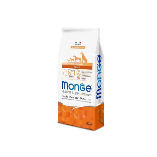 Monge All breads 12 kg Anatra riso e patate