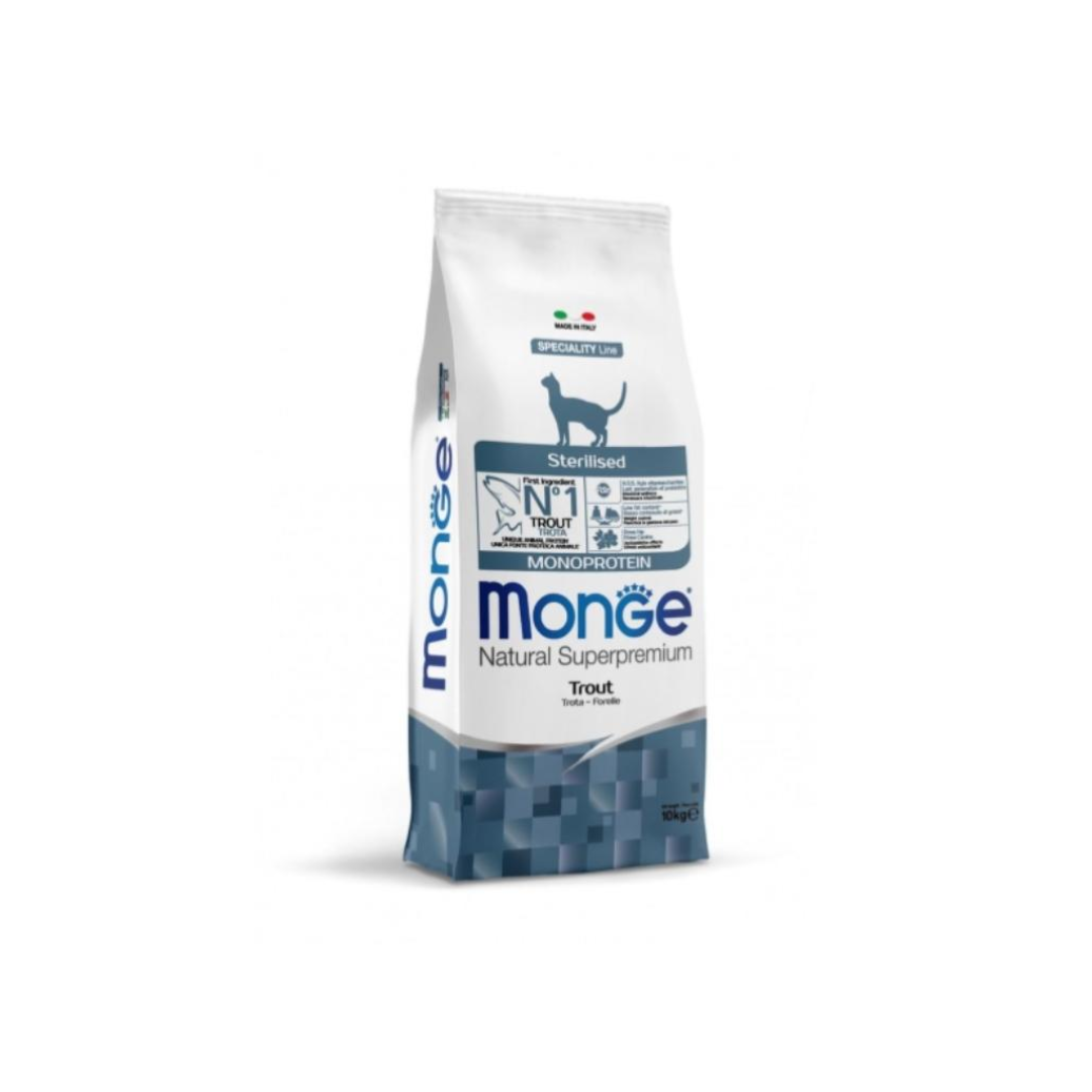 Monge natural superpremium gatto sterilised 10kg Trota