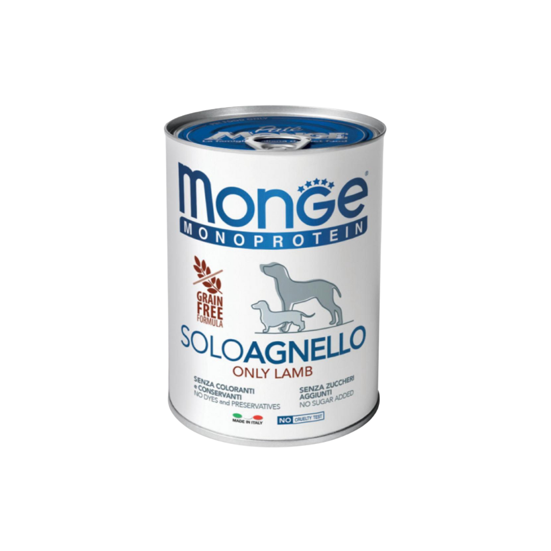 Monge 24 lattine da 400gr vari gusti - monoproteico