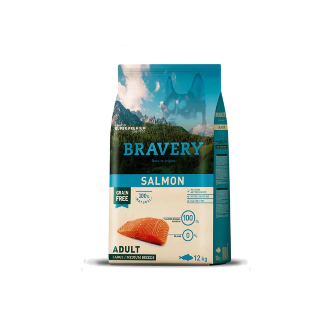 Bravery Salmone 12kg Grain Free